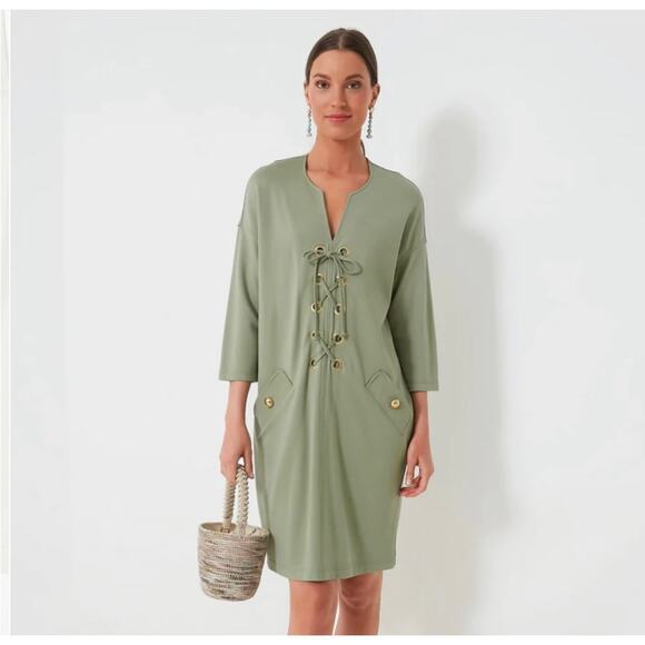 TUCKERNUCK Sage Green Ellington Dress NWT Size Small - Picture 1 of 7